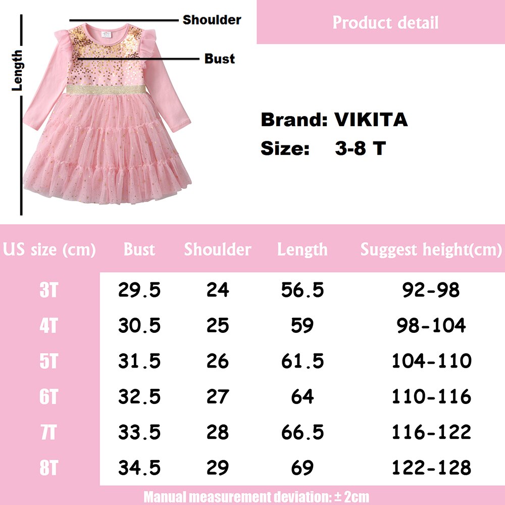 Shiny Beads Sequined Girl Toddler Princess Tutu Dress for Birthday Party