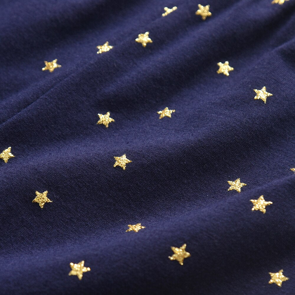 Star Glitter Cotton Skinny Girl Toddler Pants Leggings Children Spring Autumn Pant
