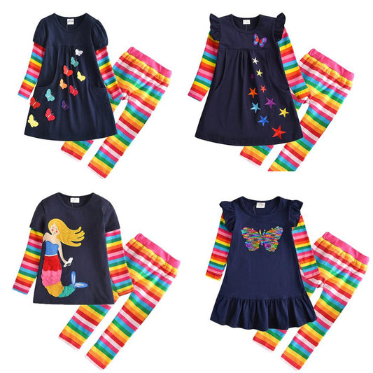 2021 Girls Fall Outfits Idea for Clothes Set