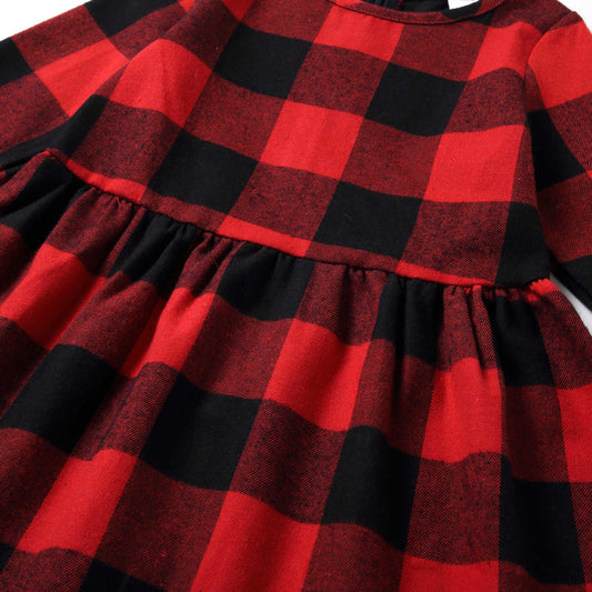 Mom and Daughter Matching Plaid Dress Mom Daughter Plaid Christmas Dress Family Outfits