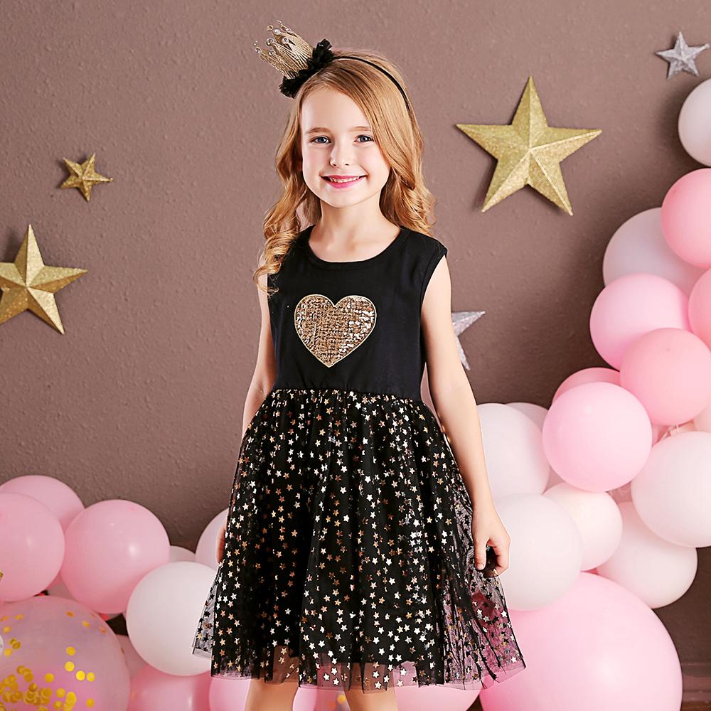 Love Shape Beads Pink Tutu Brithday Dress for Toddler Girl