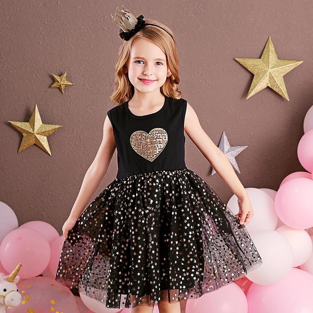 Love Shape Beads Pink Tutu Brithday Dress for Toddler Girl