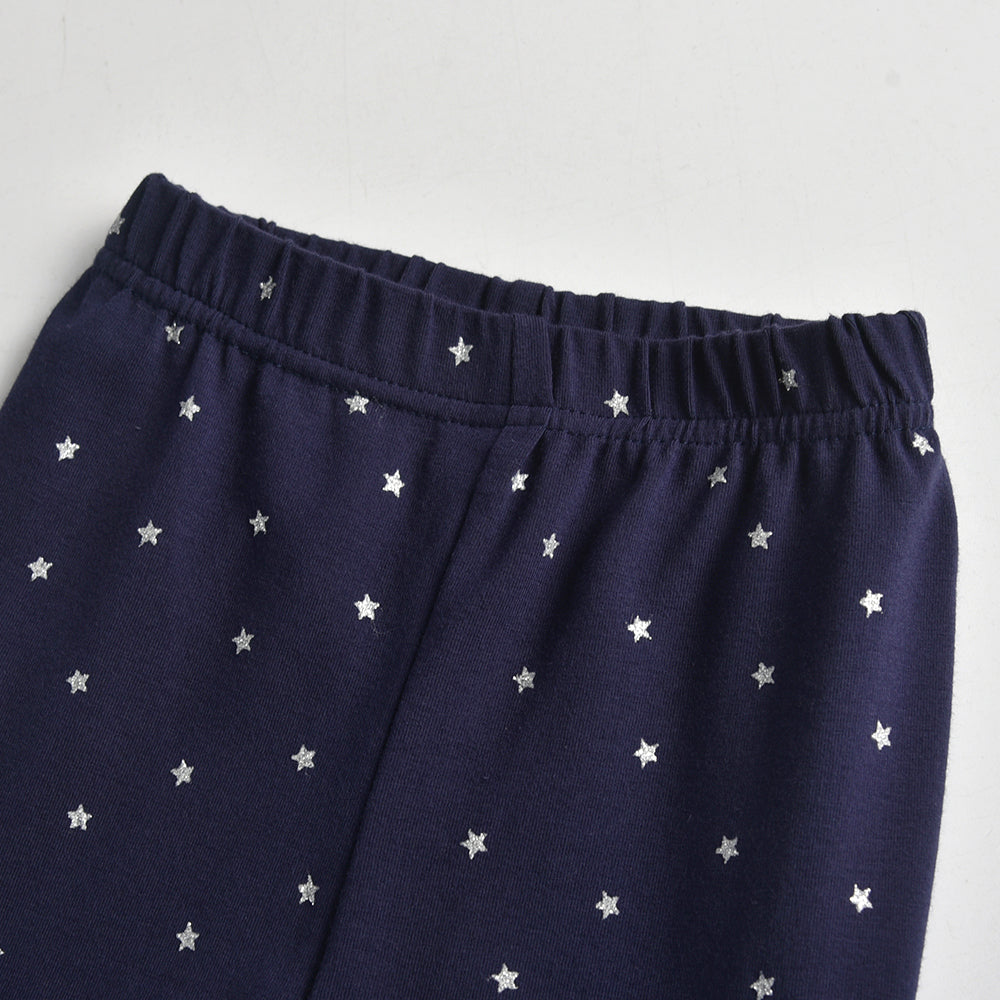 Stars Pattern Girl Toddler Leggings Skinny Autumn Winter Pants