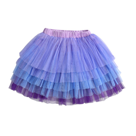 Girl Toddler Cake Tutu Skirts Princess Ball Gown  5 Layers Tulle Skirts
