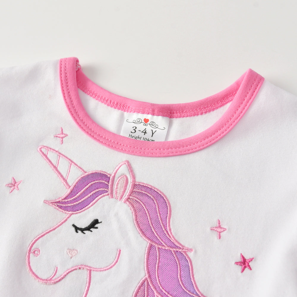Magical Unicorn Colorful Layered Tulle Toddler Tutu Dress