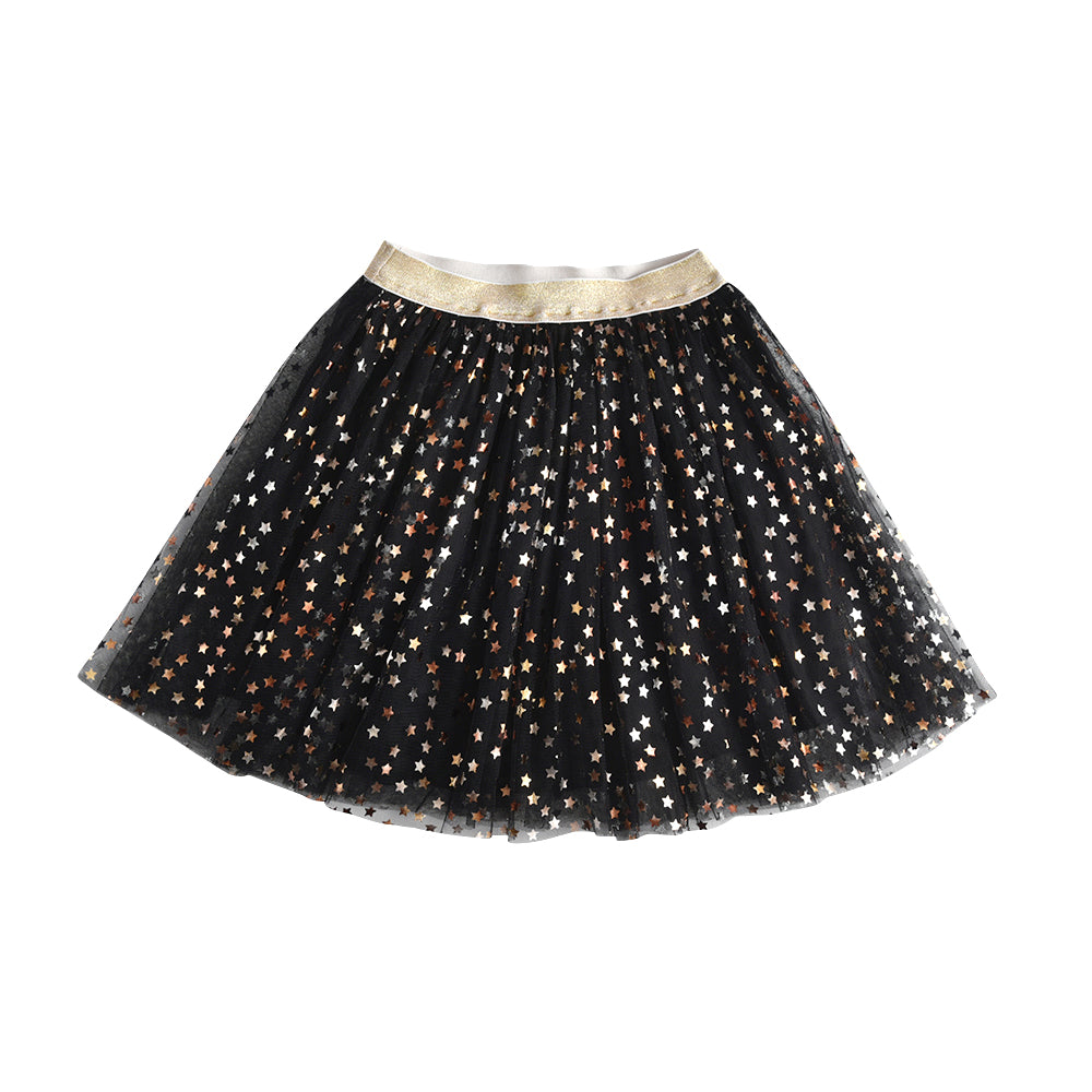 2Y-8Y Sparkle Star Tulle Girls Tutu Skirs Party Tutu Dress for Toddler