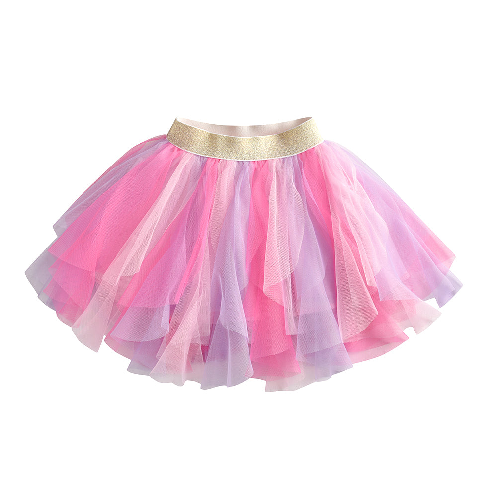 2Y-8Y Girls Clothes Set Sequins Butterfly Top + Pink Tutu Skirt