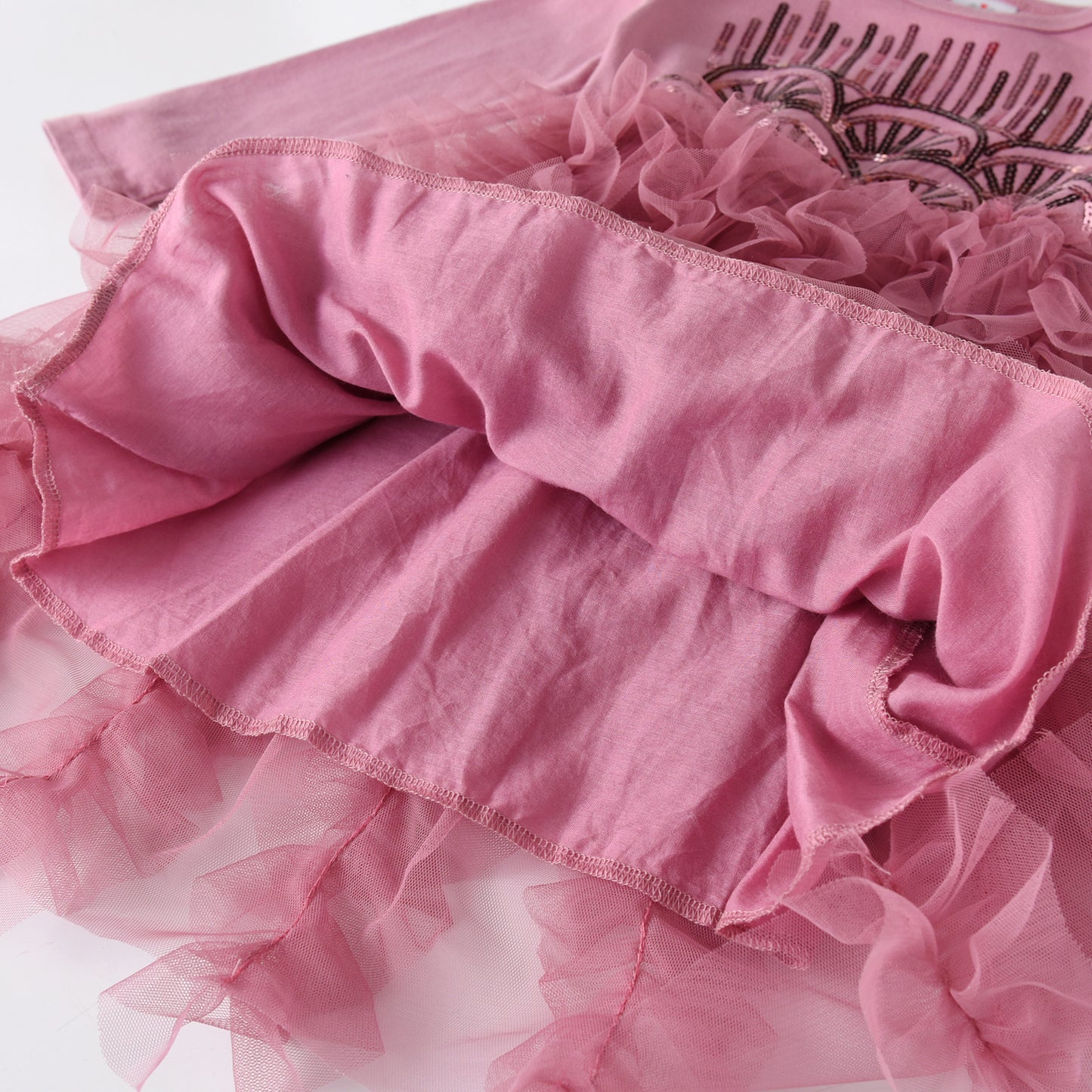 Bling Shiny Sequin Rust red Girl Toddler Tutu Dress
