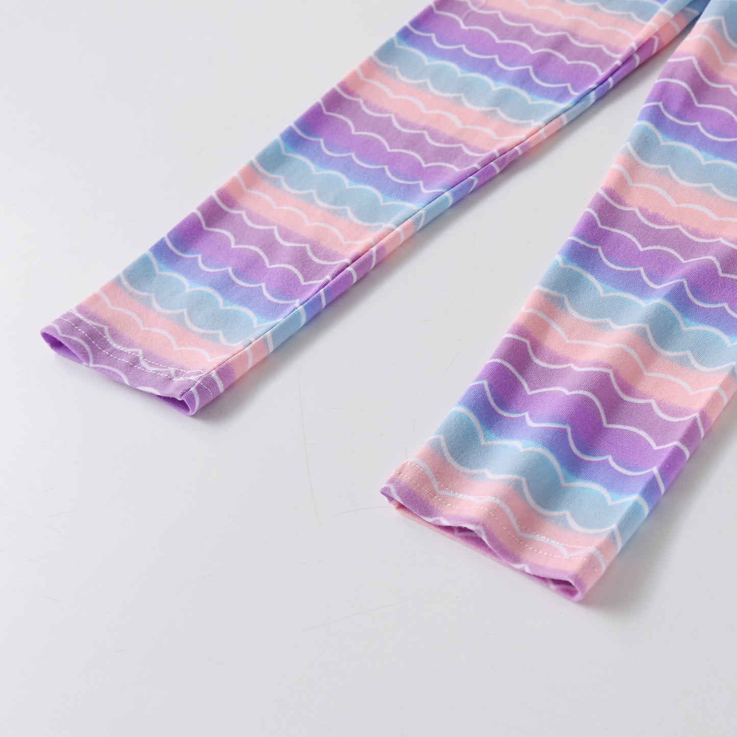 Pink Mermaid Pattern Girl Toddler Skinny Leggings Pant 3-8T