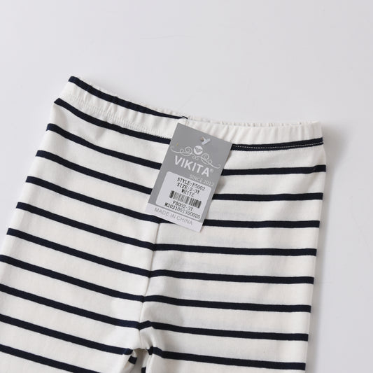 Vikita Ladybird Stripe Skinny Leggings Pant for Girls Toddler 3-8T