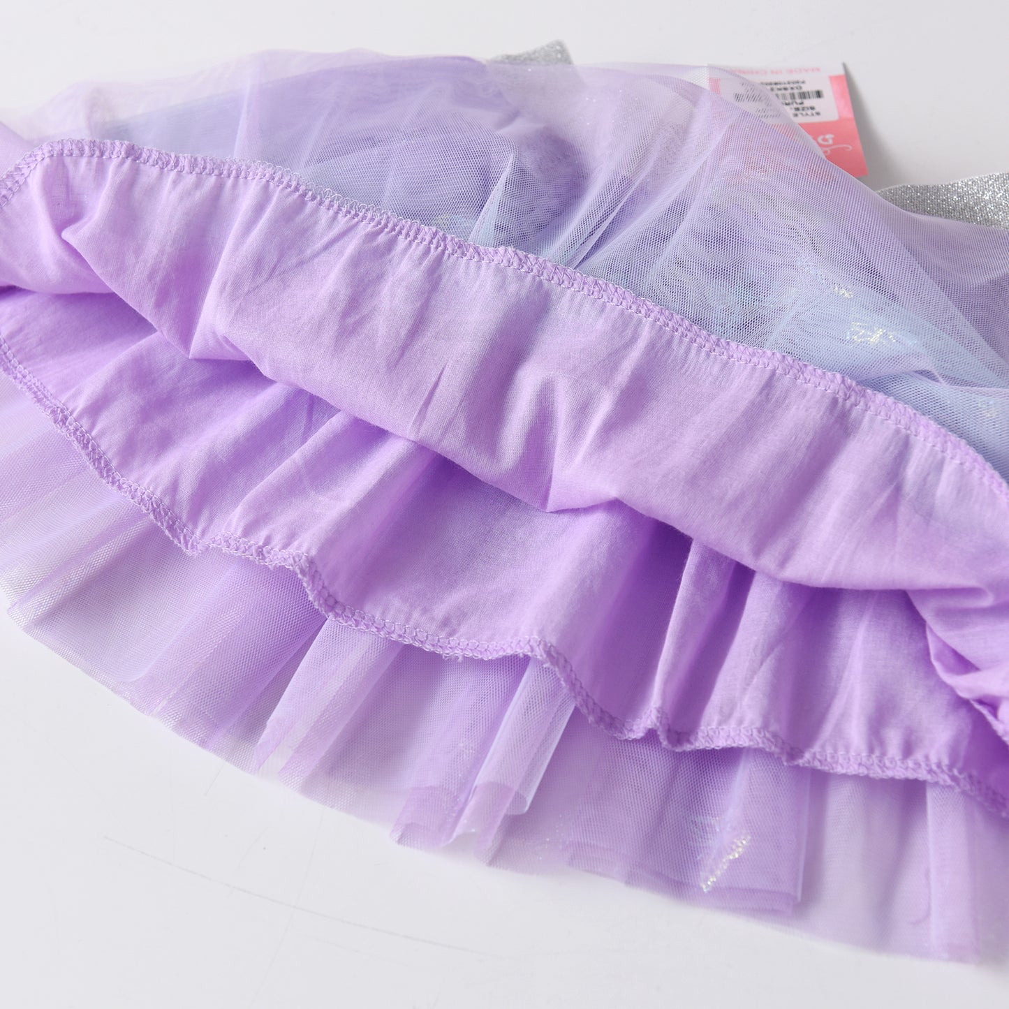 2Y-8Y Butterfly Pattern Purple Tulle Girls Tutu Skirts