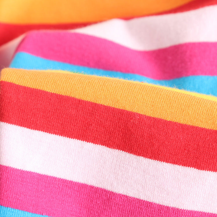 Rainbow Girl Toddler Leggings Skinny Long Cotton Pants