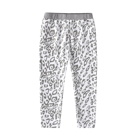 Leopard Print Skinny Pencil Leggings Pants for Girl Toddler