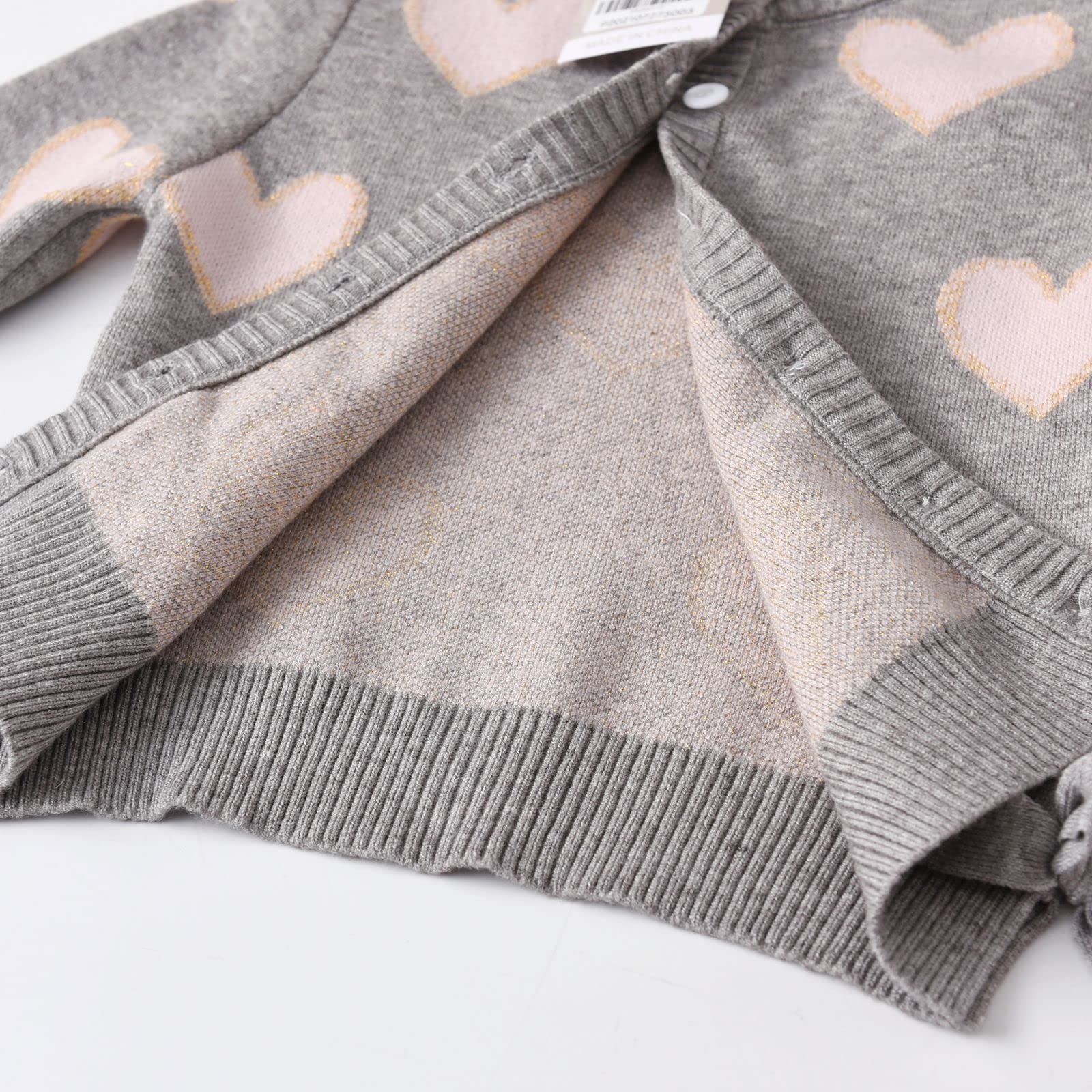 2Y-8Y Girls Clothing Sets Love Heart Pattern Sweater and Leggings for Toddlers Girls
