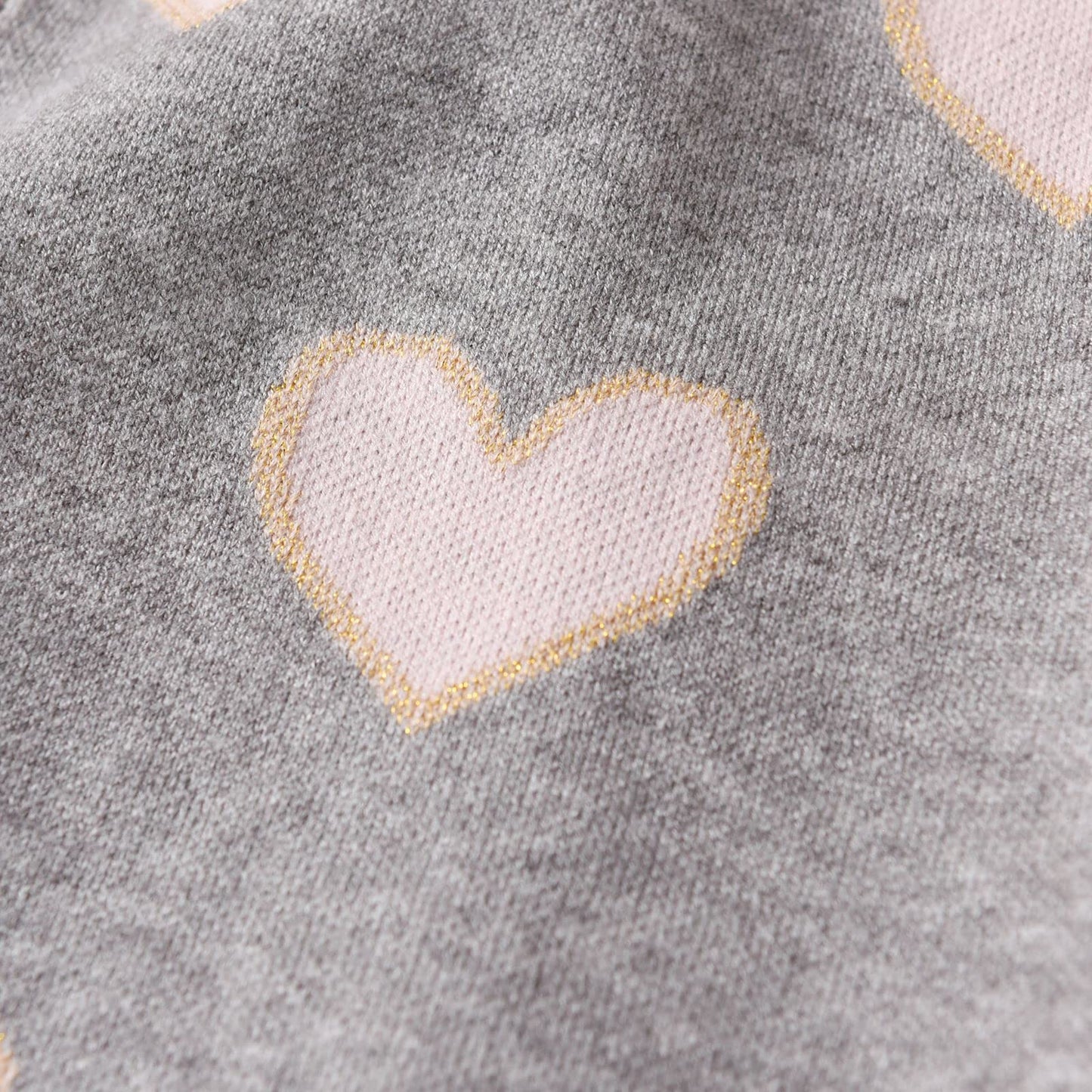 2Y-8Y Girls Clothing Sets Love Heart Pattern Sweater and Leggings for Toddlers Girls