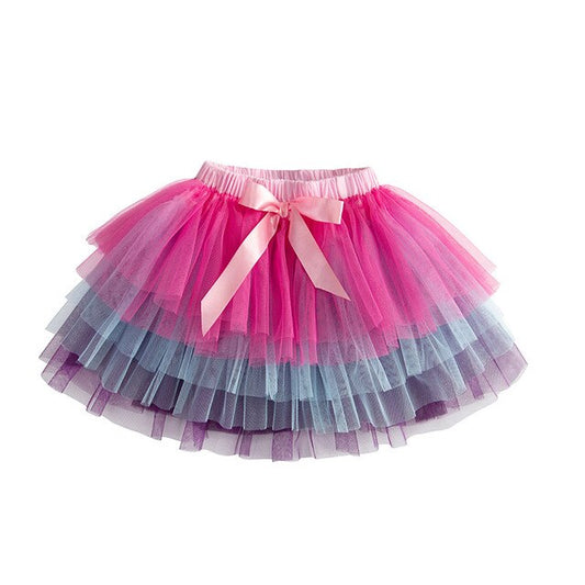 Princess Toddlers Birthday Party Dance Mesh Tutu Skirts