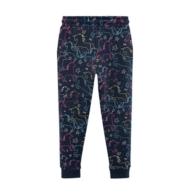 Unicorn Shape Pattern Girl Toddler Srping Autumn Legging Skinny Pant