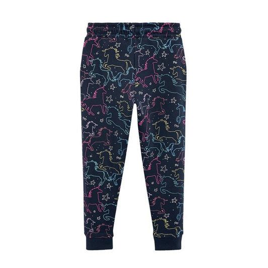 Unicorn Shape Pattern Girl Toddler Srping Autumn Legging Skinny Pant
