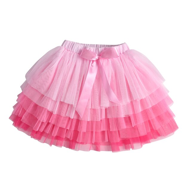Party Cake Layered Girl Tutu Skirt Prom Princess Lace Skirt