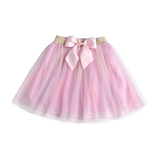 Princess Tutu Girl Toddler Birthday Party Bow Skirt