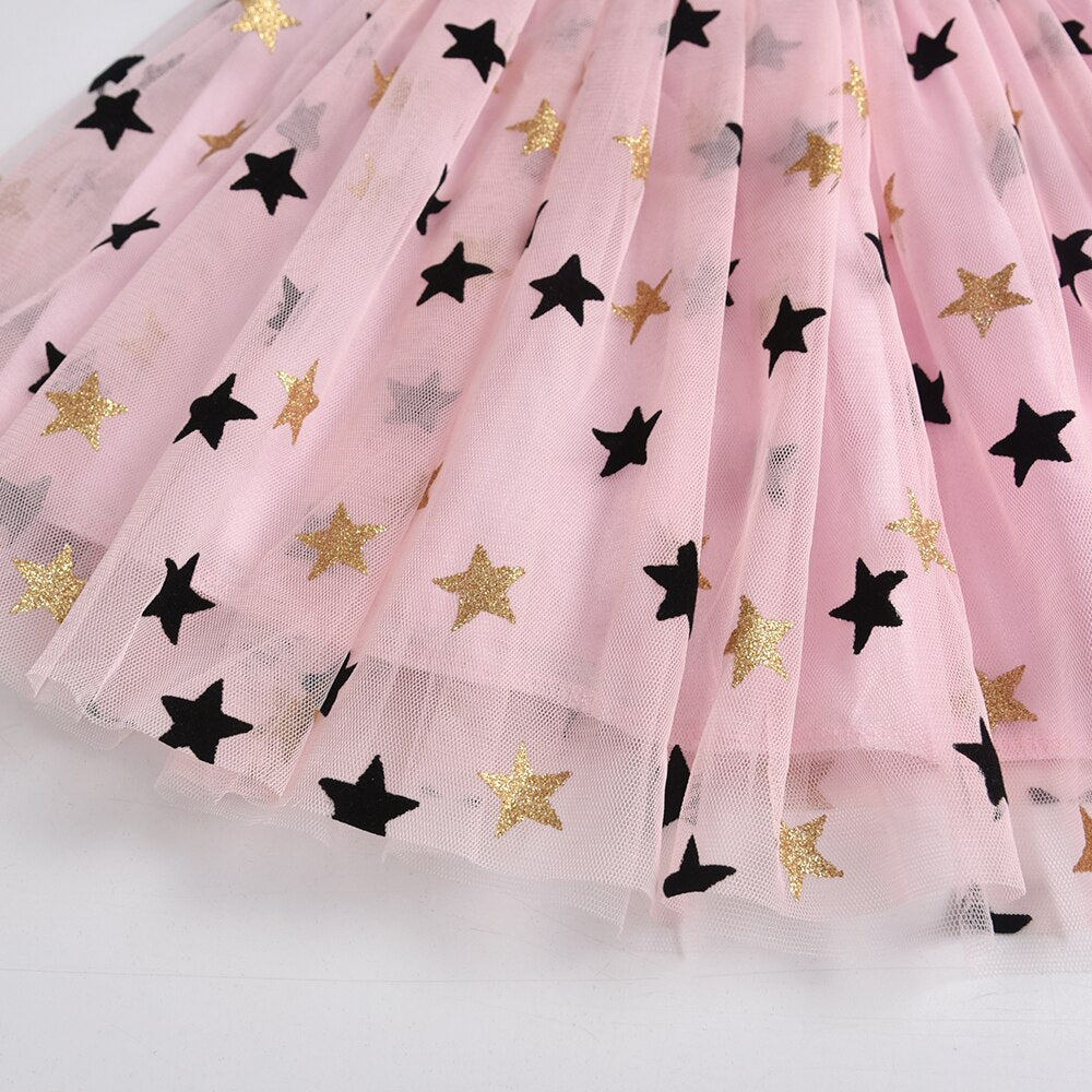 Girls Skirts Ballet Dance Star Pettiskirts Toddlers Multilayer Mesh Skirts