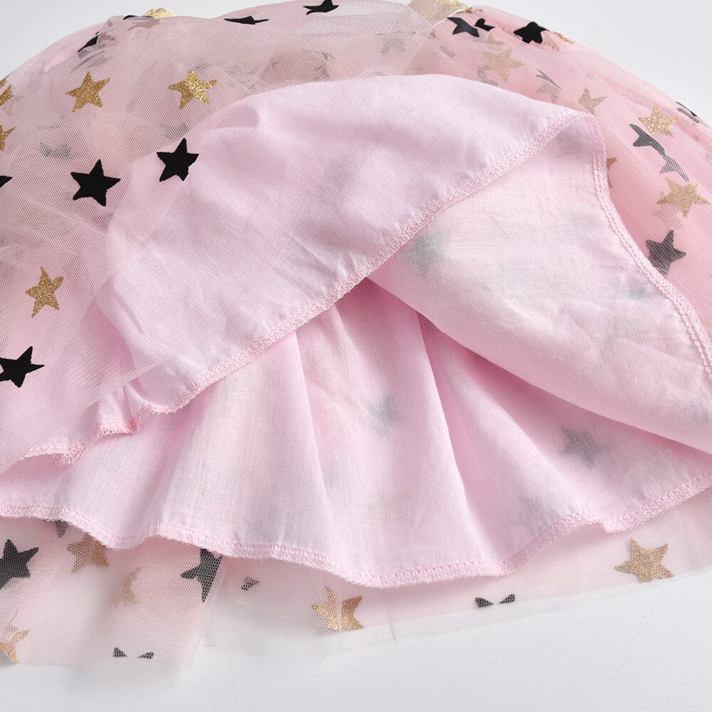 Girls Skirts Ballet Dance Star Pettiskirts Toddlers Multilayer Mesh Skirts