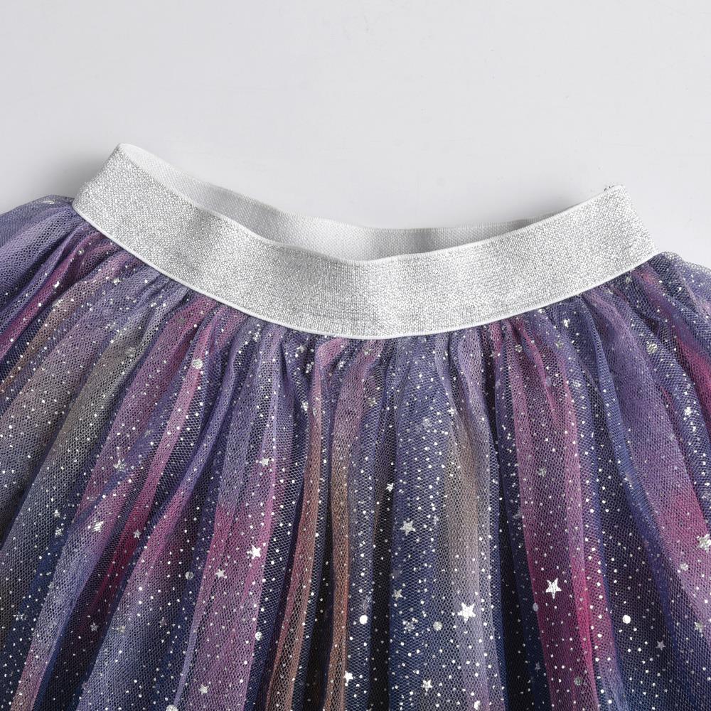 Starry Sky Princess Tutu Skirts Party Dance Ballet Skirt