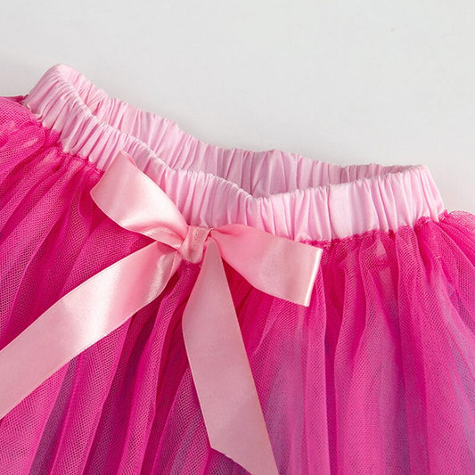 Princess Toddlers Birthday Party Dance Mesh Tutu Skirts