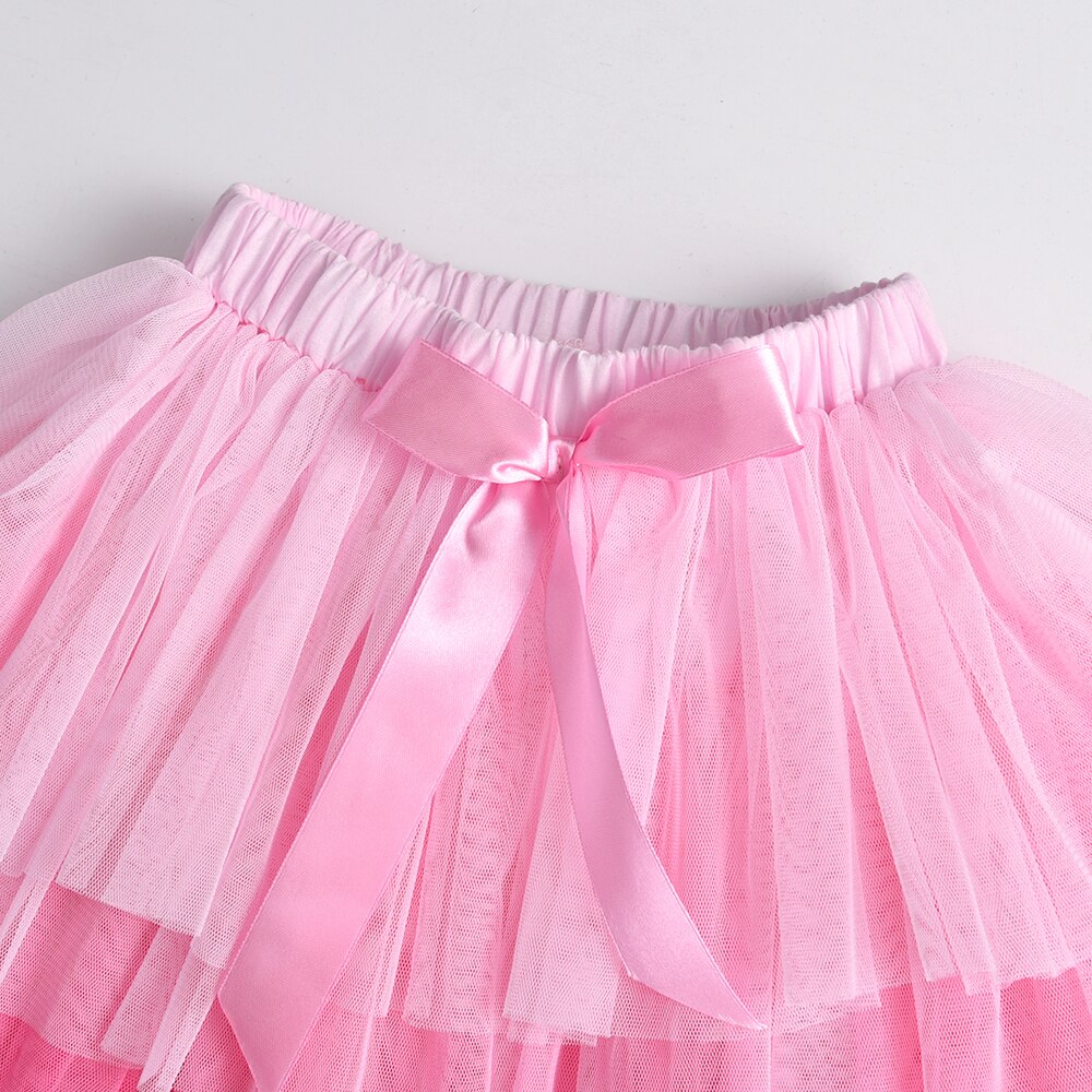Party Cake Layered Girl Tutu Skirt Prom Princess Lace Skirt