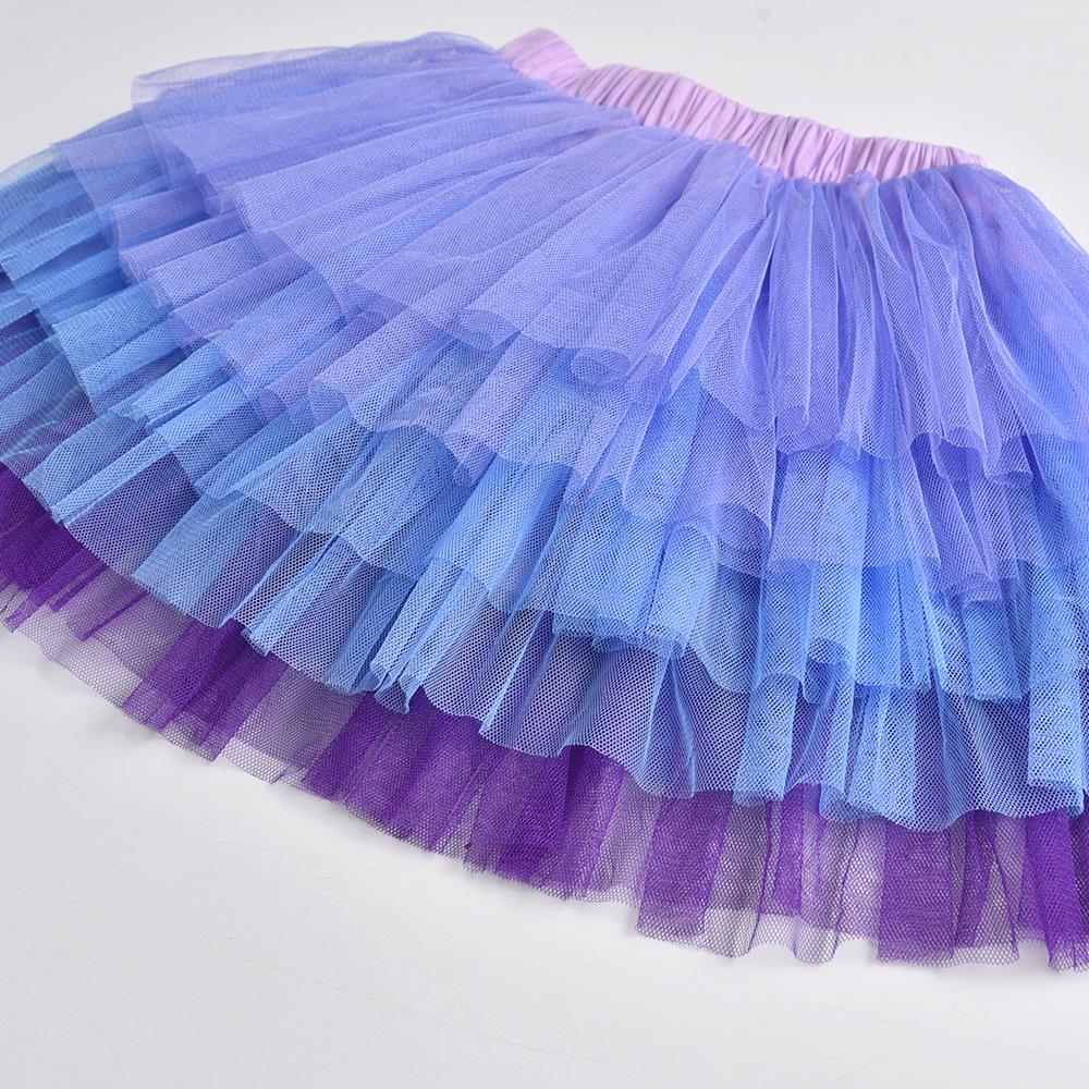 Girl Toddler Cake Tutu Skirts Princess Ball Gown  5 Layers Tulle Skirts