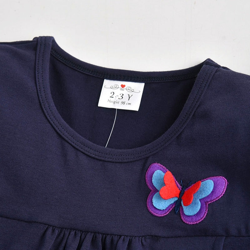 Star Embroidery Rainbow Jumper Dress and Slim  Leggings Sets for Girl Toddler 3-8T