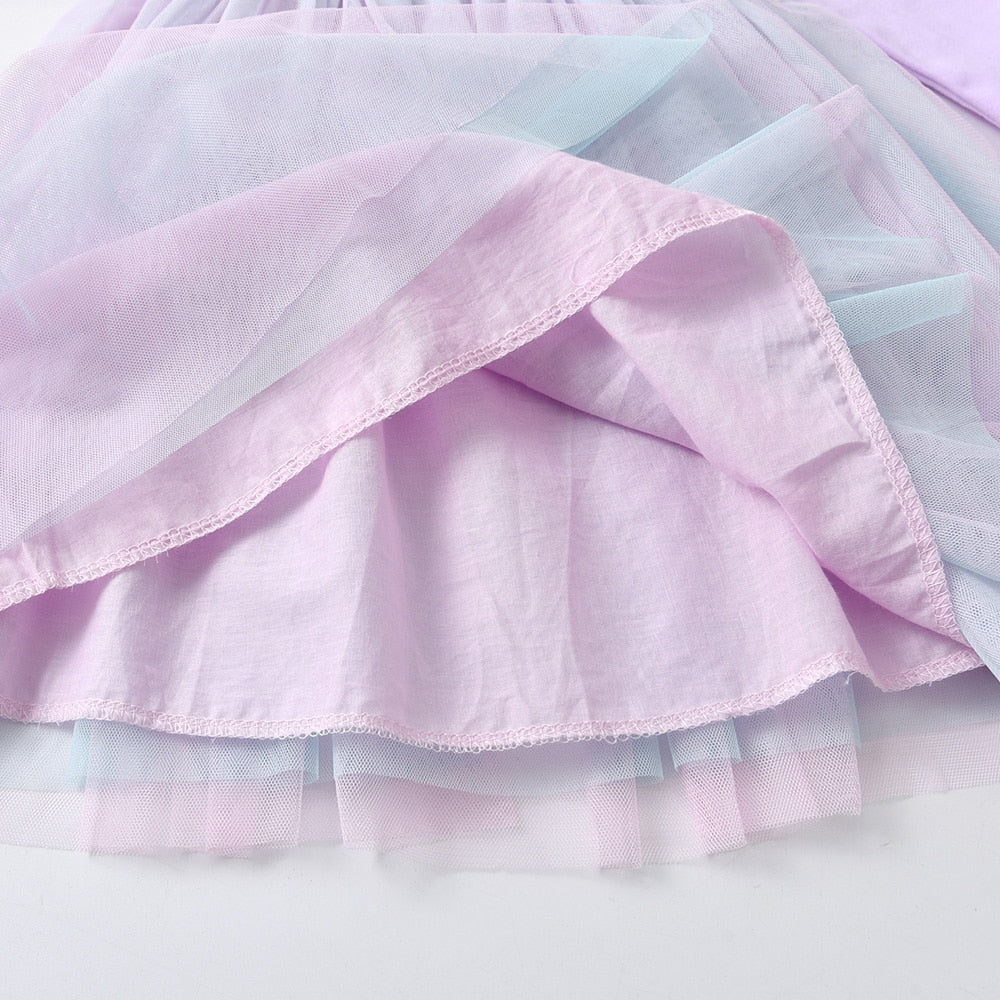 Flower Sequined Dream Style Princess Girl Toddler Tutu Girl