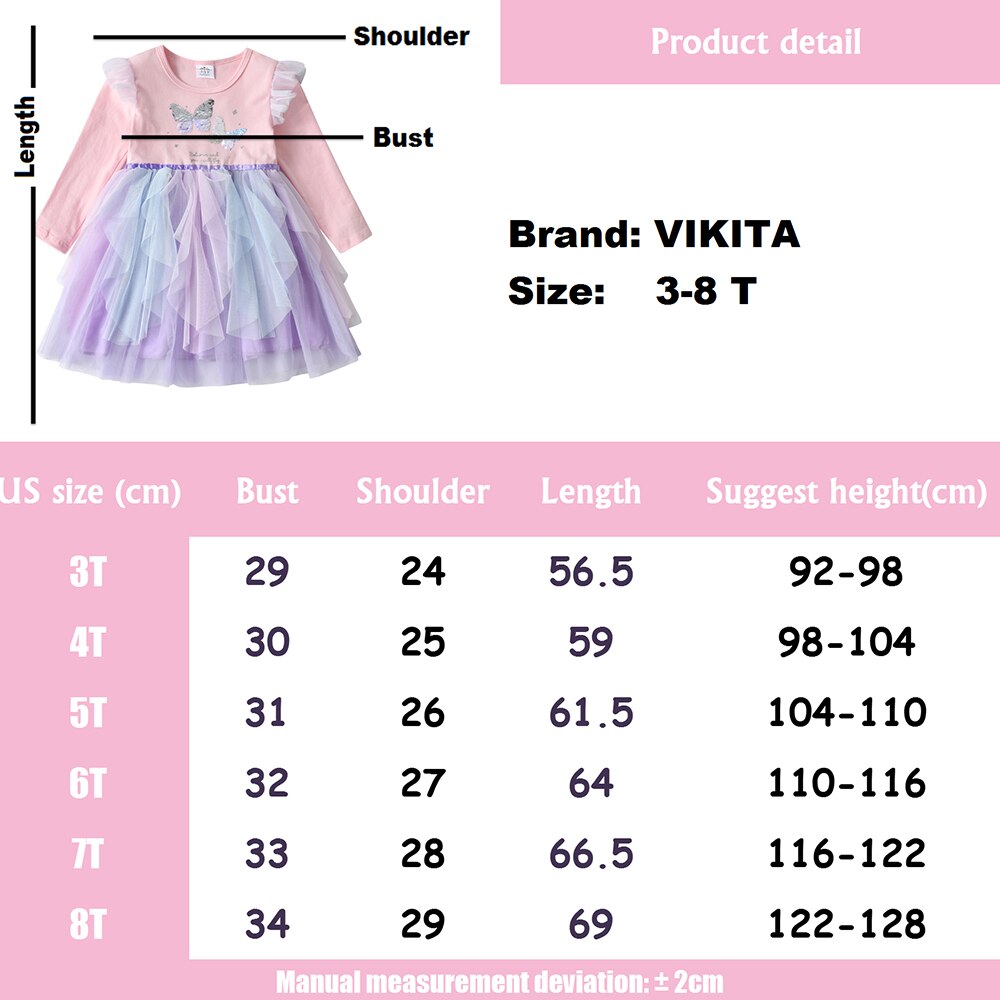 Butterfly Sequined Princess Girl Toddler Tutu Girl Dress for Birthday Party