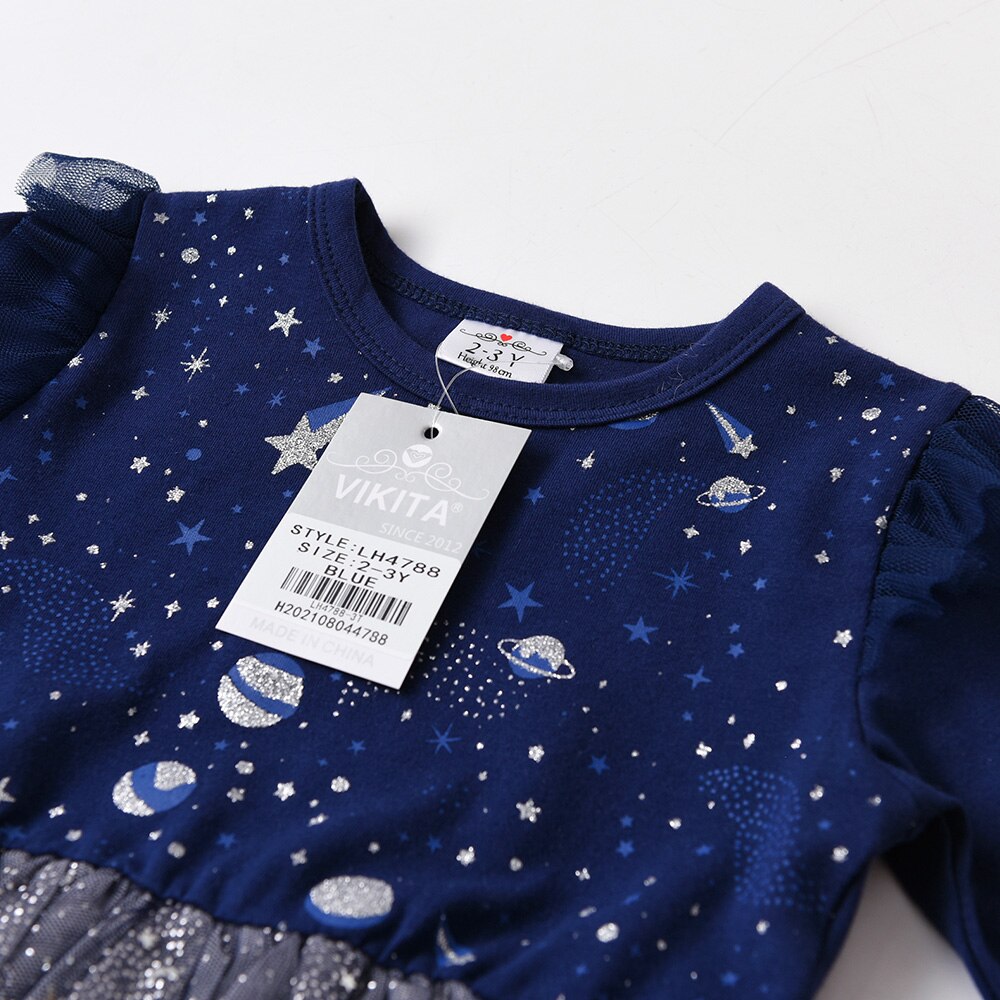 Starry Sky Pattern Princess Dream Toddler Tutu Dress