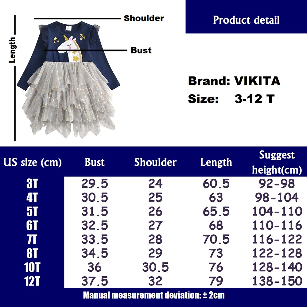 Lively Unicorn with Star Irregular Tulle Girl Toddler Tutu Dress for Gift