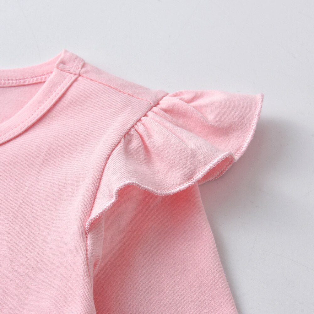 Magical Unicorn Pattern Girl Toddler Cotton Long Sleeve T-Shirt Top