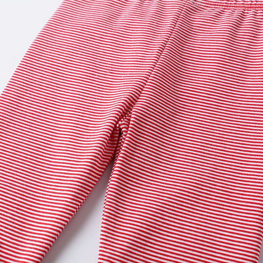 Unicorn Cartoon Striped  Legging Skinny Pants for Girl Toddler