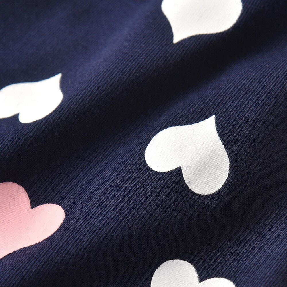 Love Shape Pattern Girl Toddler Leggings Skinny Pants