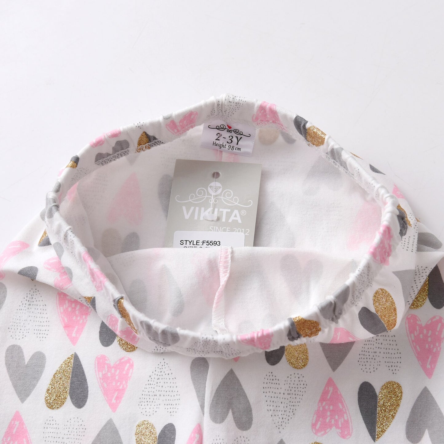 Love Heart Print Leggings Skinny Pencil Girl Toddler Pants