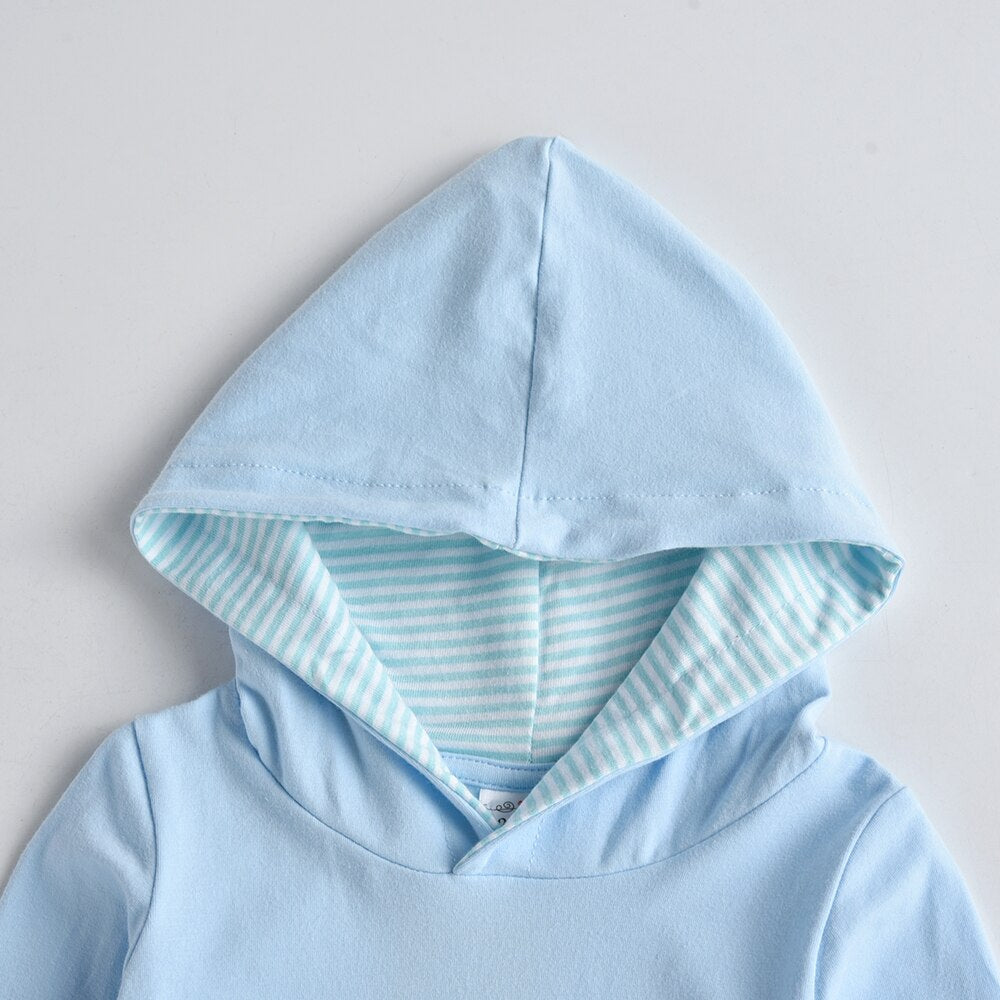 Angle Wing Sequins Girl Toddler Winter Cotton Hooded Dress
