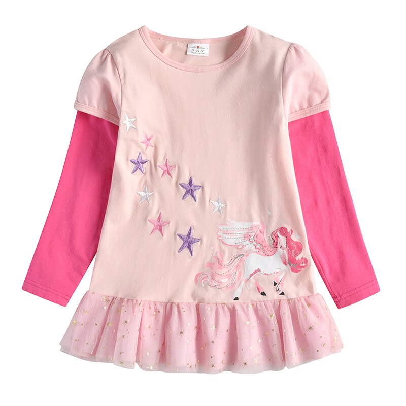 Unicorn Pink Sweatshirt Top and Rainbow Leggings Pant Girl Toddler Clothing Set