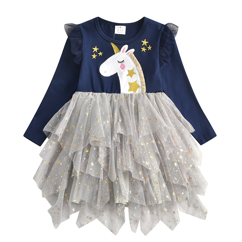 Unicron Tiered Tutu Dress and Knitted Stocking Girl Toddler Clothing Set