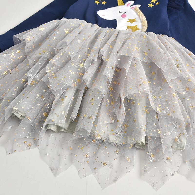 Unicron Tiered Tutu Dress and Knitted Stocking Girl Toddler Clothing Set